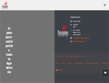 Tablet Screenshot of fusionbar.com.ar